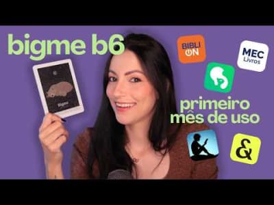 VOU PARAR DE USAR O KINDLE? BIGME B6: Minha experiência como LEITORA depois de 1 mês de uso!