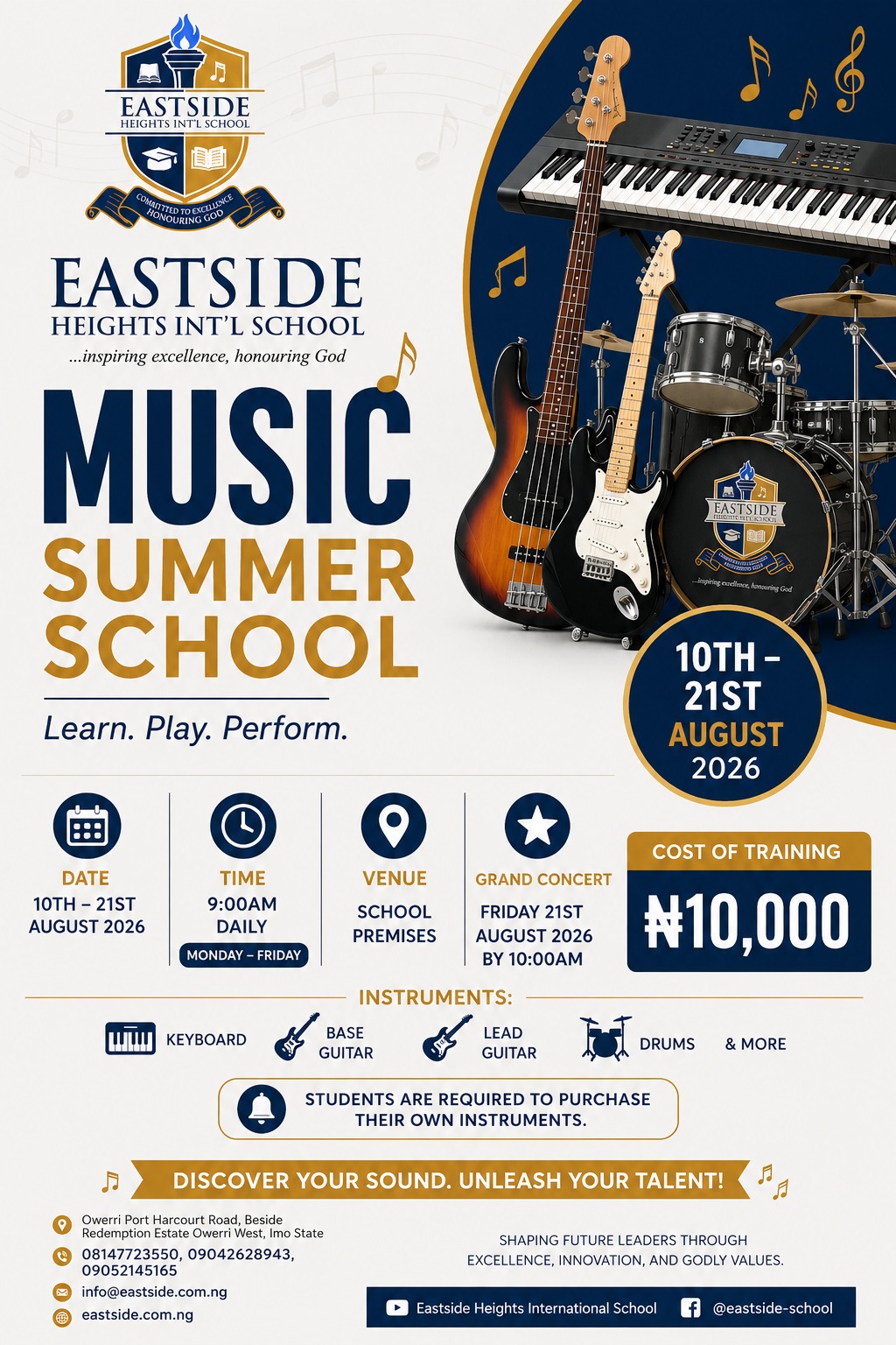 Unleash Your Musical Talent at Our 2026 Summer School