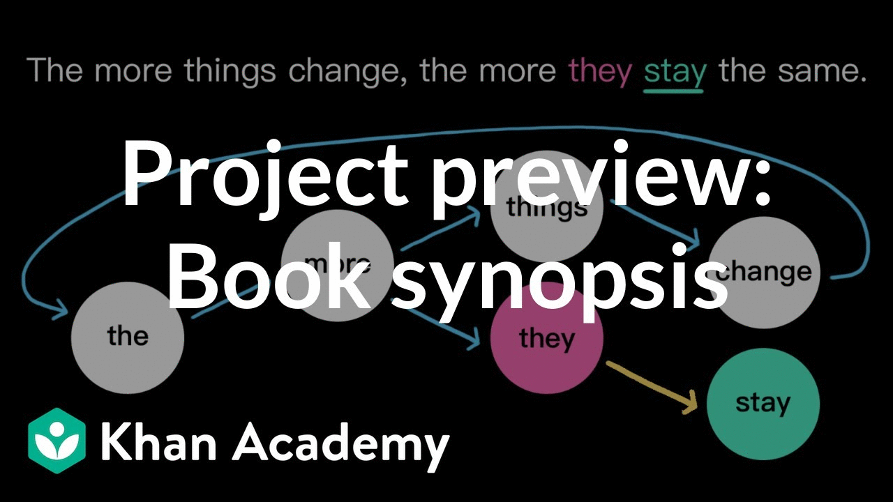 Project preview: Book synopsis | Intro to CS - Python | Khan Academy