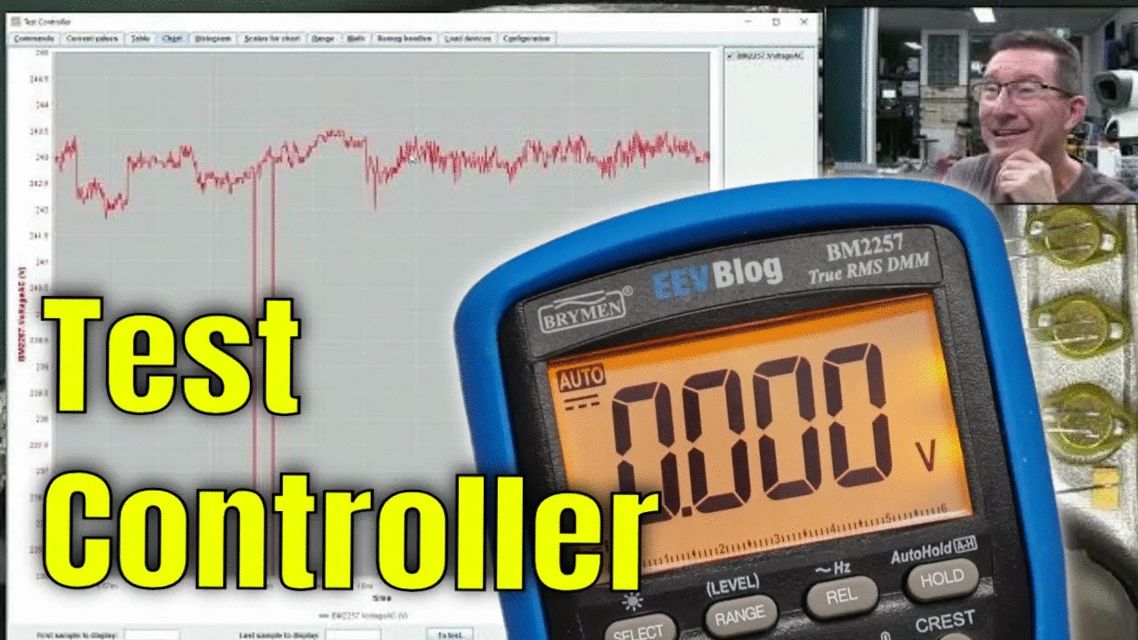 EEVblog 1684 - Test Controller: Awesome Logging Software