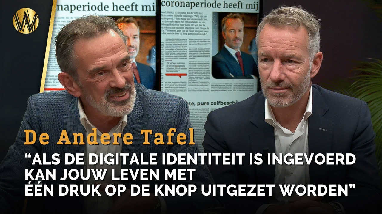 "Als de Digitale Identiteit is ingevoerd kan jouw leven met één druk op de knop uitgezet worden"