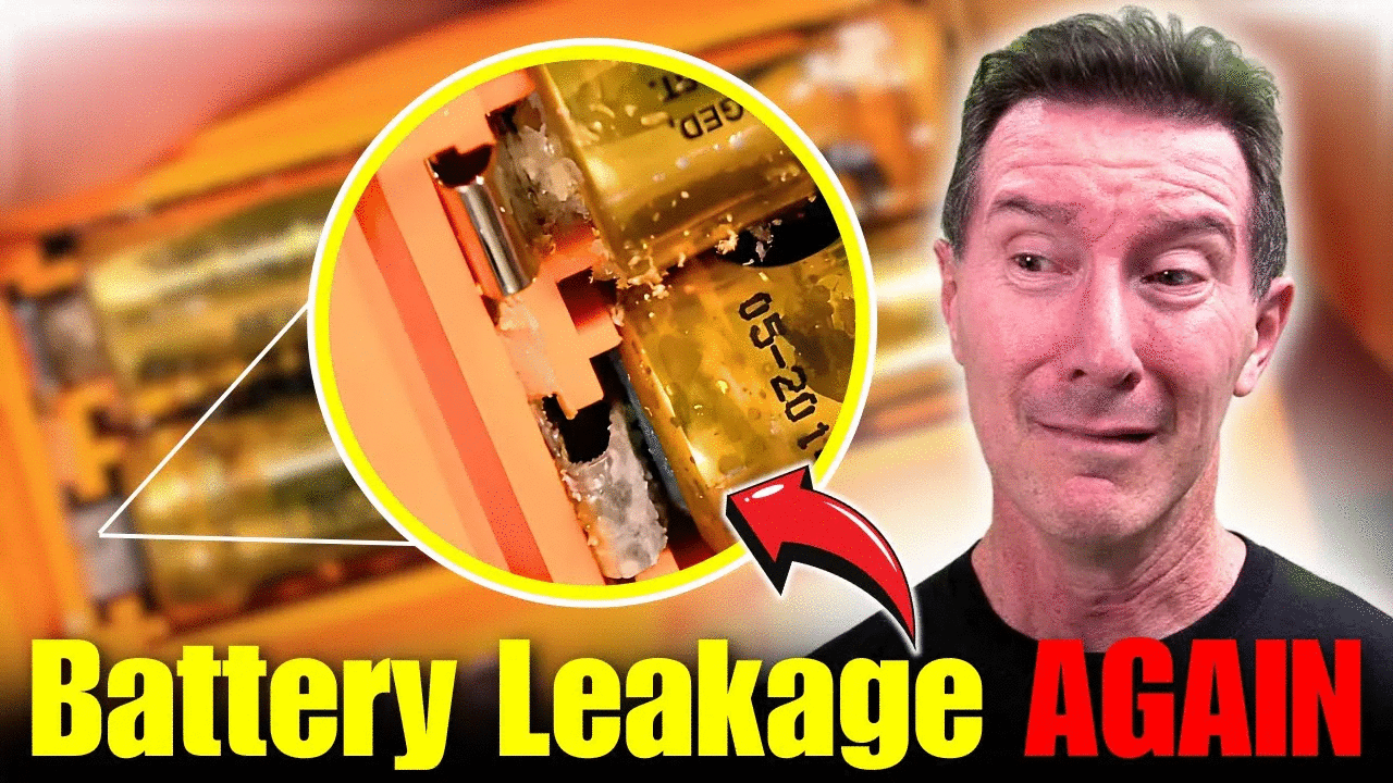 EEVblog 1687 - A Pointless Alkaline Battery LEAKAGE Repair