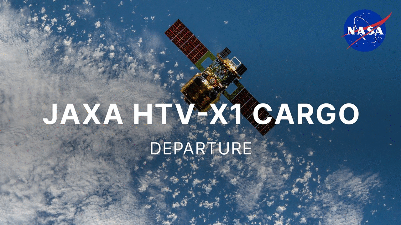 JAXA HTV-X1 Cargo Departure