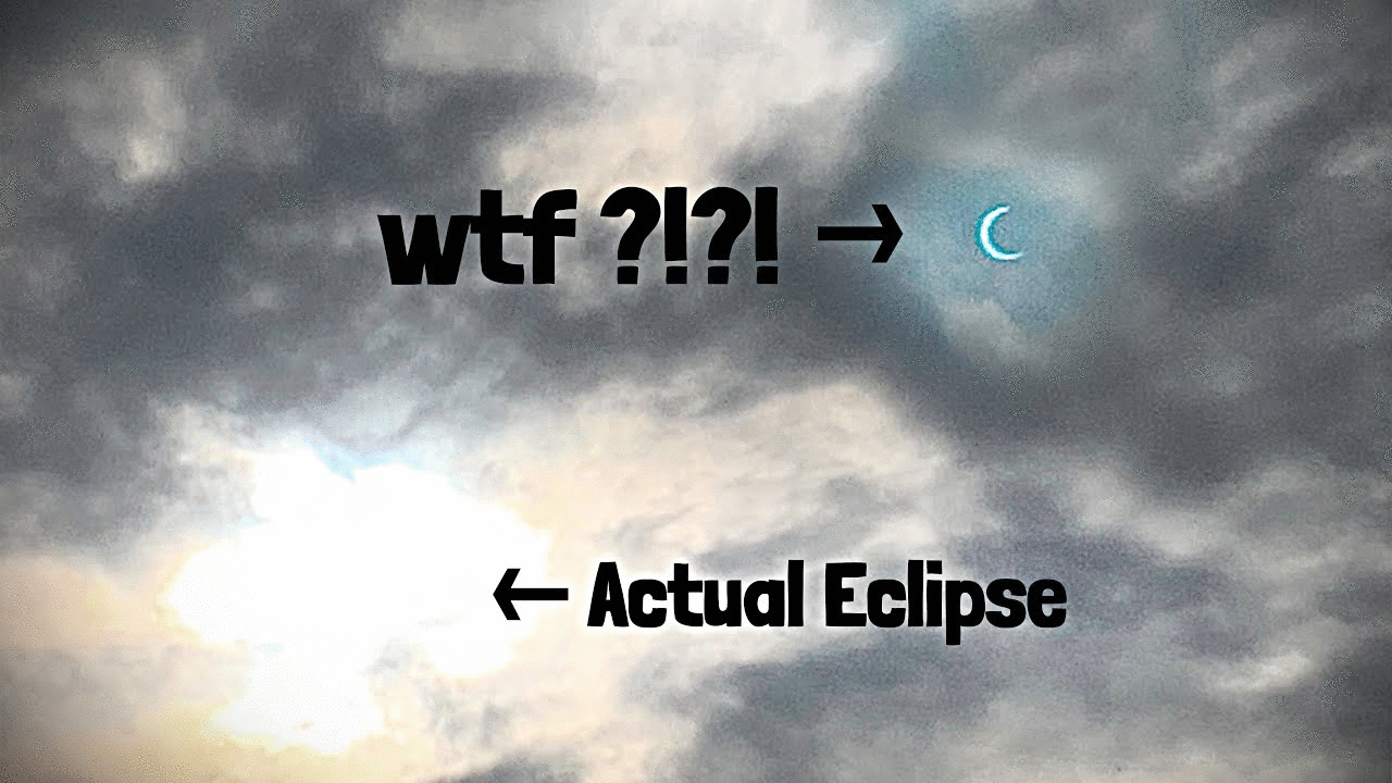 Explaining Those GHOSTLY Eclipse Photos