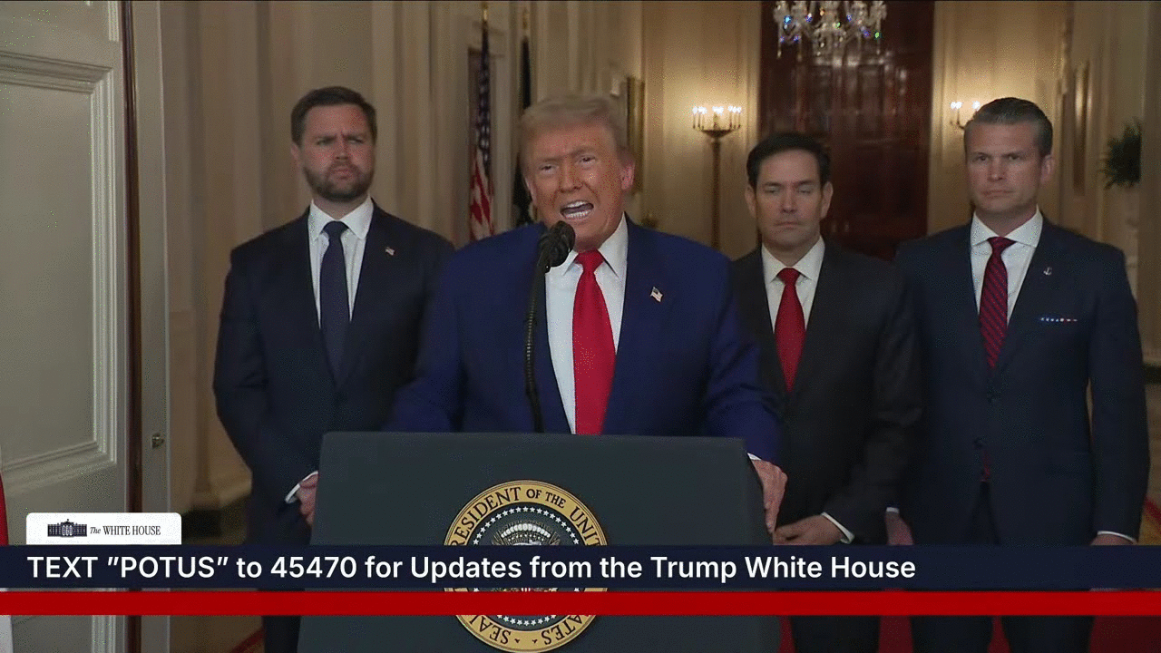Live: Trump Addresses to the Nation on Iran