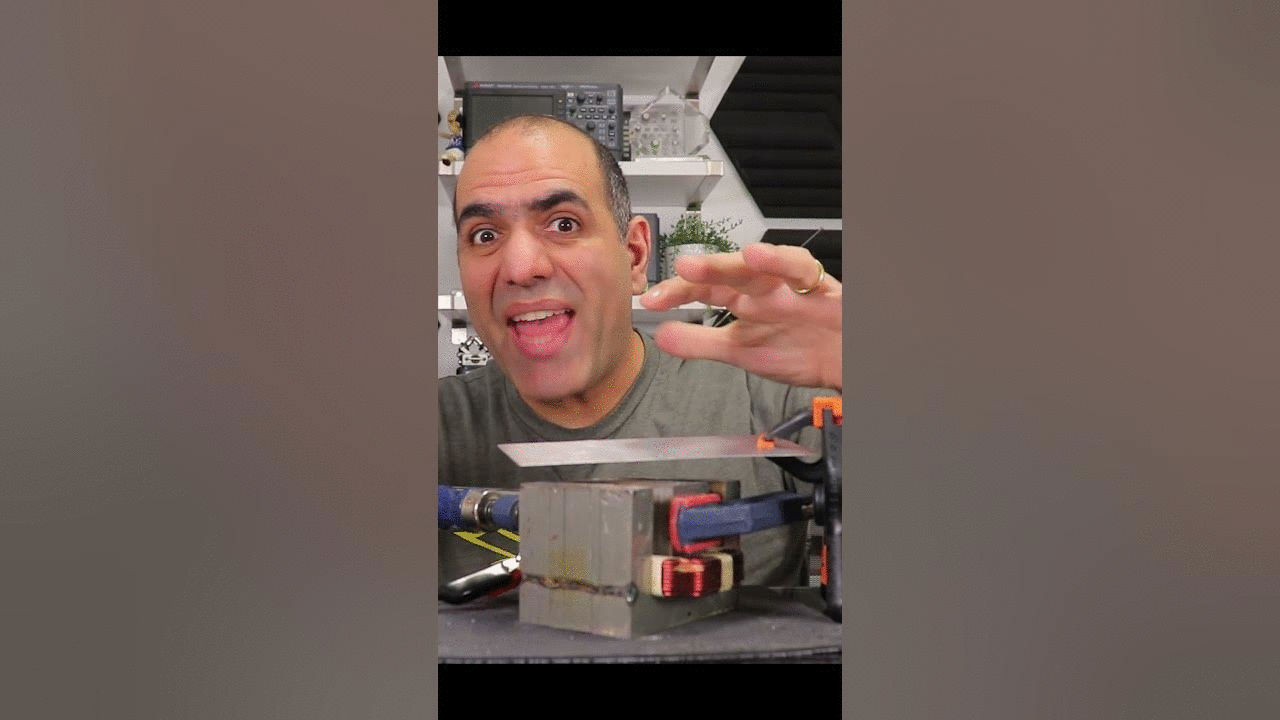 Eddy Current Attraction #experiment #science #electric #funny