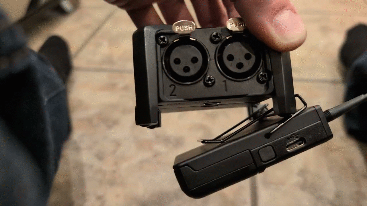 Louis blatantly violates Glenn Sanders' Zaxcom patent with the help of his new friend.