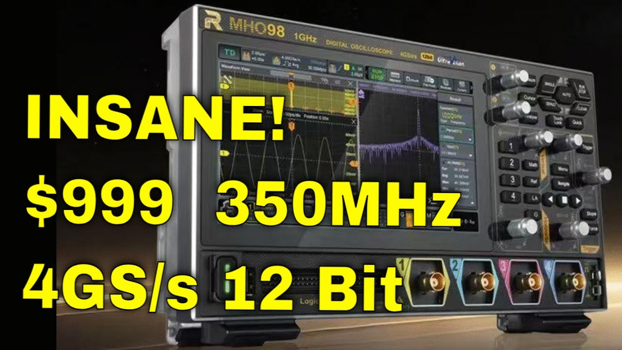 EEVblog 1717 - Rigol's INSANE New $999 350MHz Oscilloscope: TEARDOWN