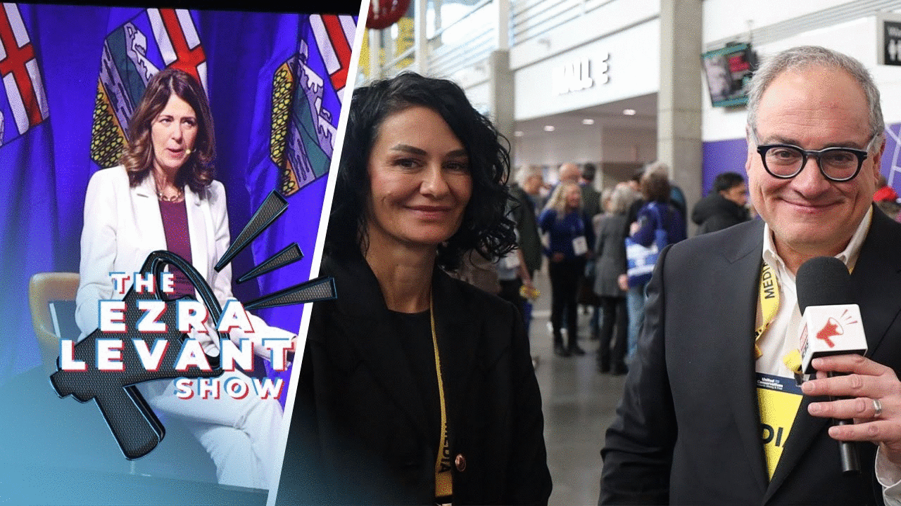 Danielle Smith's 'very interesting' speech & Rebel News' questions to the premier