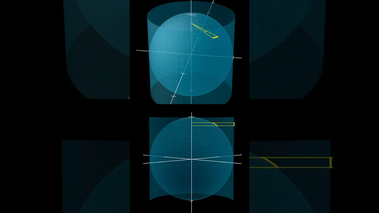 Sphere surface area proof sketch