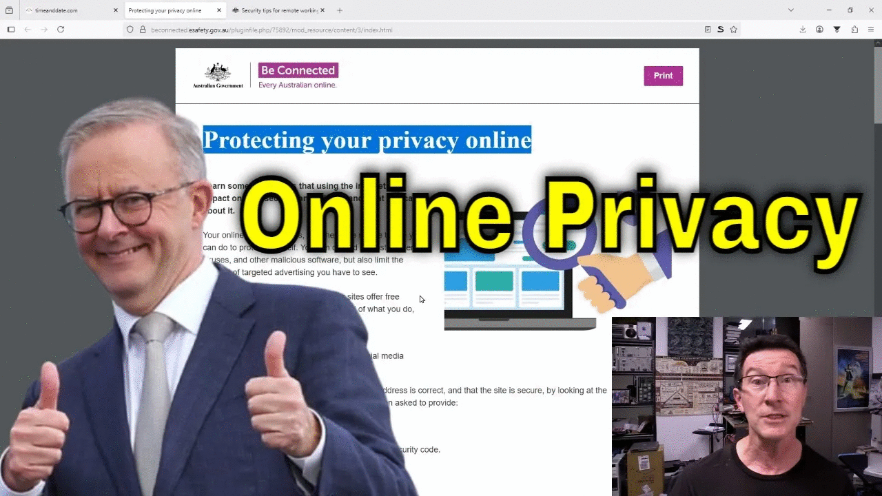 eevBLAB 131 - Australian Government Advice: Online Privacy