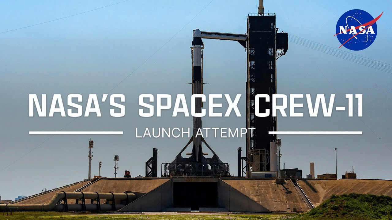 NASA's SpaceX Crew-11 Launch