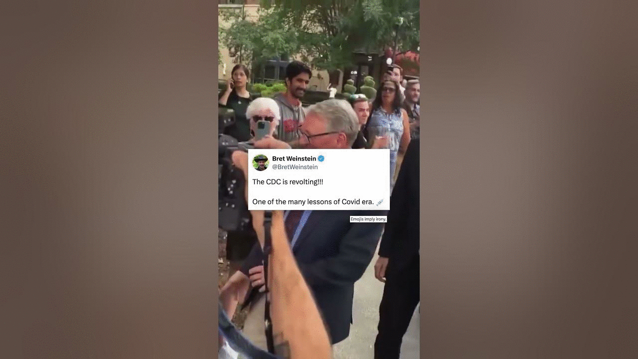Bret Weinstein's response to: 🚨 BREAKING: THE CDC IS REVOLTING AGAINST RFK JR via @HustleBitch