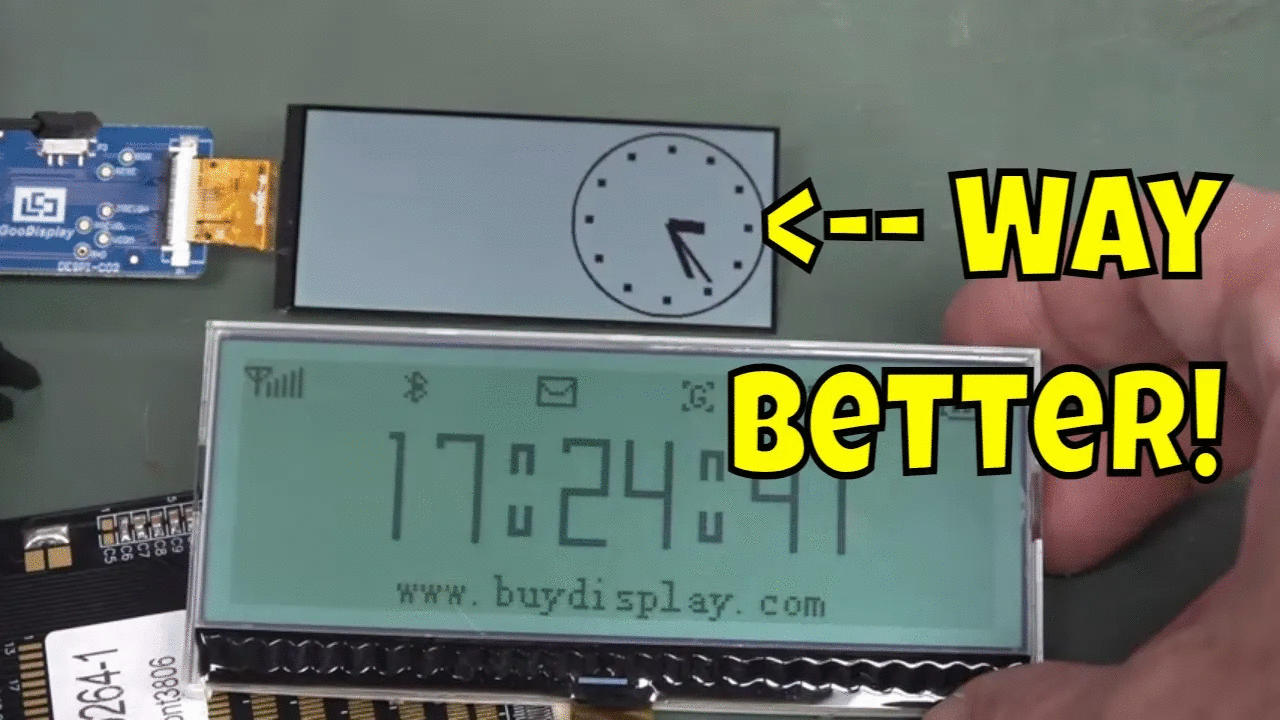 EEVblog 1703 - µTimer Project Part 2: An E-Paper Like LCD
