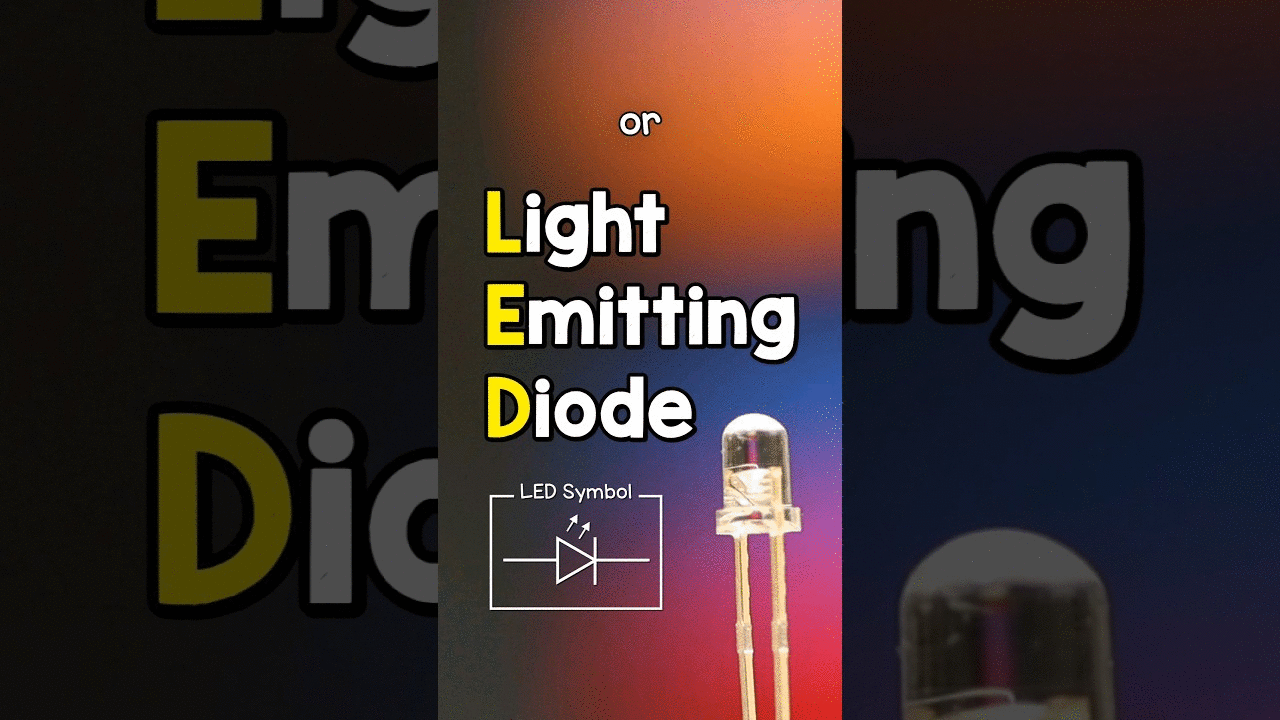 What is an LED and how does it work #technology #electronics #engineering #led