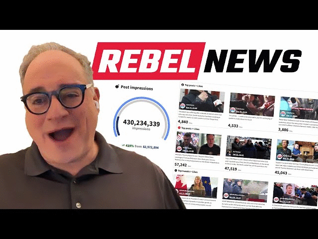 WOW: Our Rebel News viewership quadrupled in 2025!