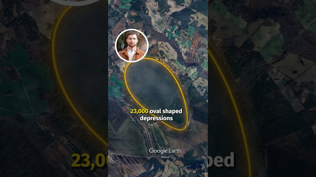 What is this strange pattern down the east coast of America?