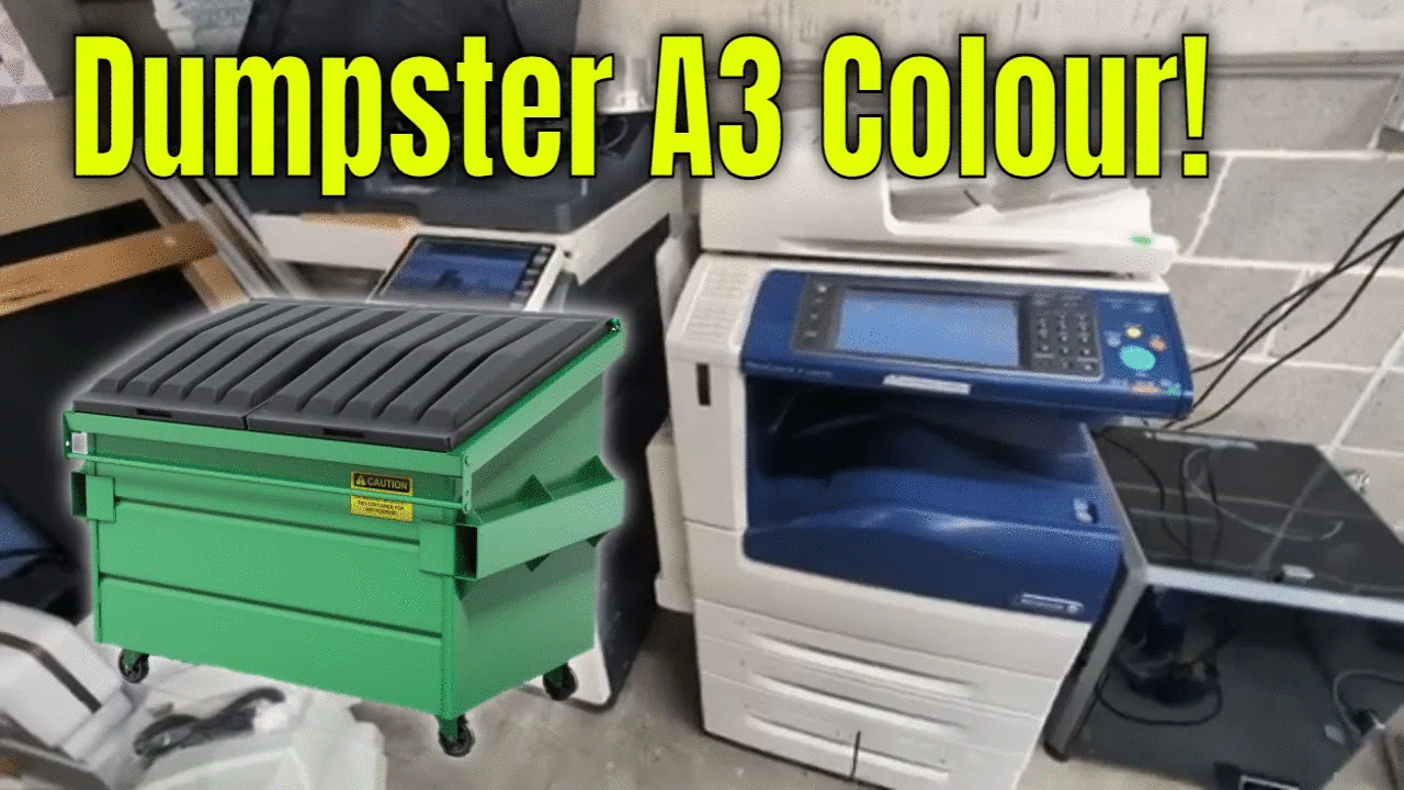 EEVblog 1689 - ANOTHER Dumpster Diving A3 Colour Photocopier!