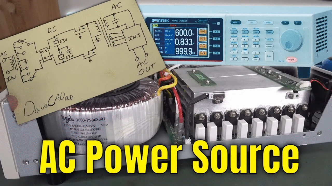 EEVblog 1698 - Awesome Ebay AC Power Source: GW Instek APS-7050