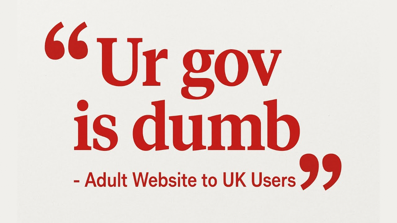 UK’s Age Verification is a DISASTER