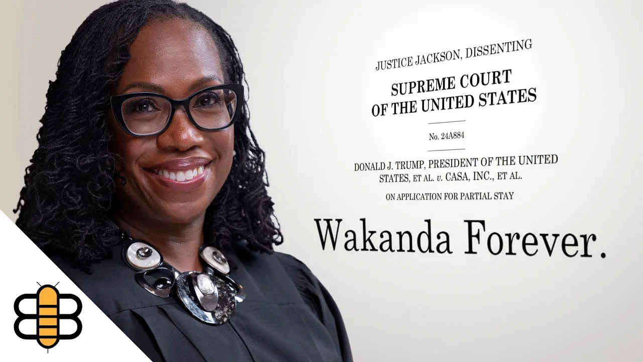 In Powerful Dissent, Ketanji Brown Jackson Writes 'Wakanda Forever'