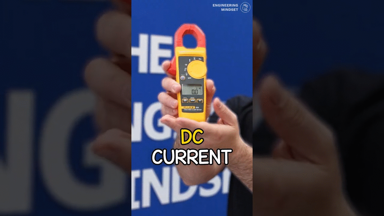 Measure DC current with a clamp meter #electrical #electrician #electric #electricity