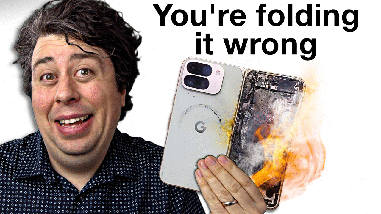 Google Reacts to Pixel Fold Exploding