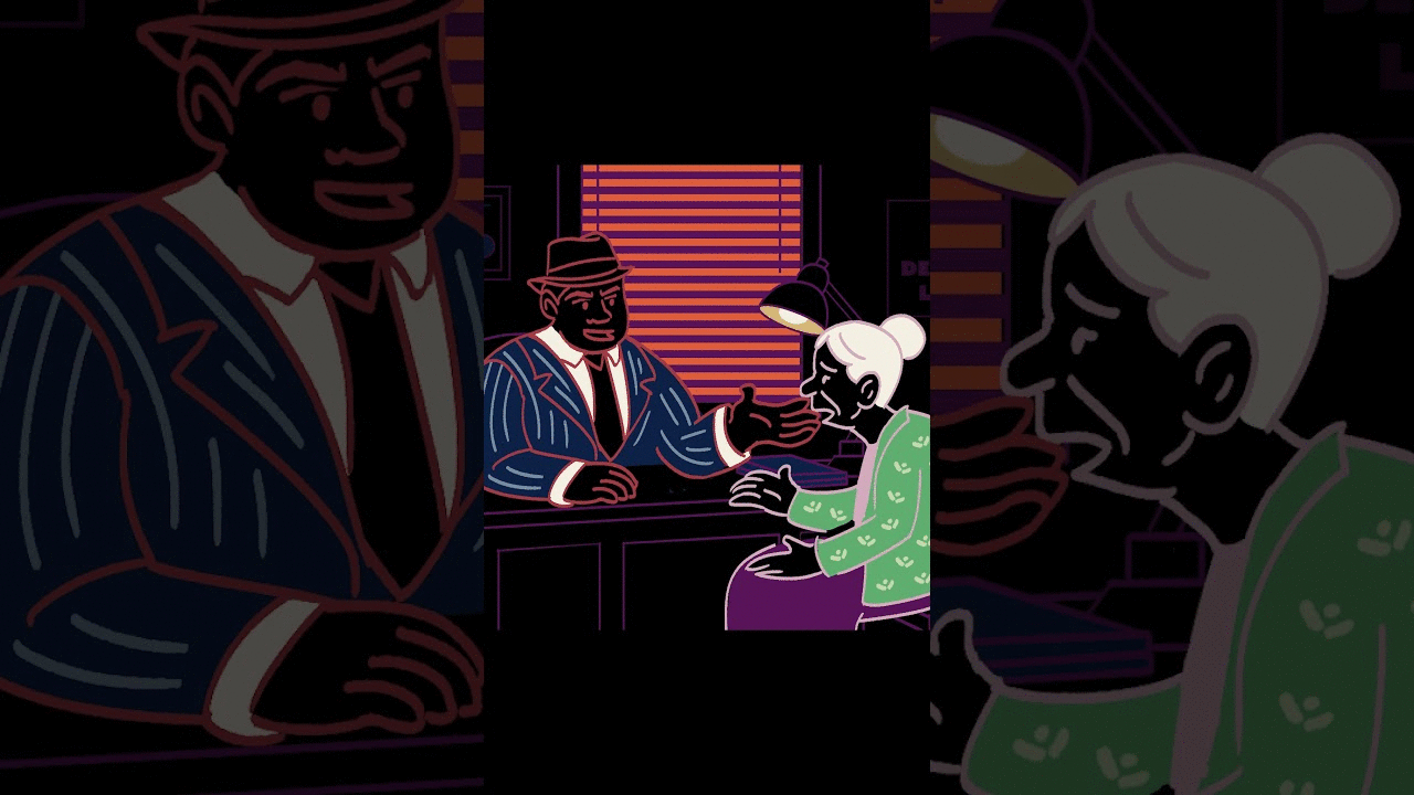 Not all sharks swim in the ocean. Some have offices, logos, and very friendly slogans.