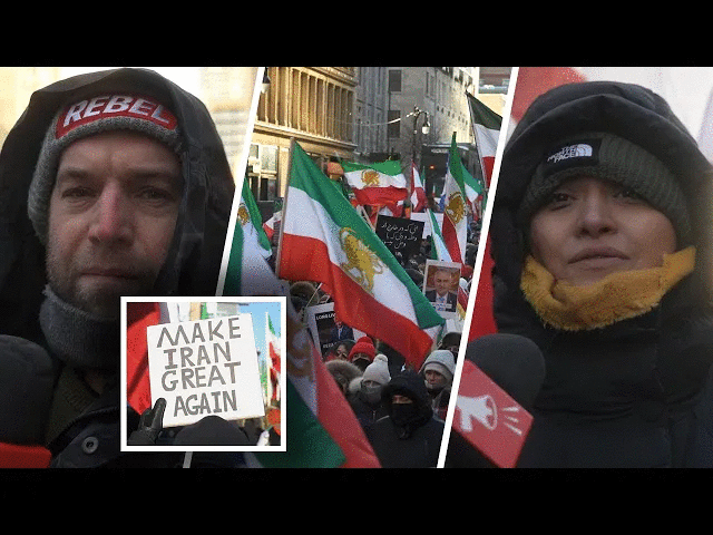 Thousands rally in Montreal to support Iranian people amid brutal crackdown