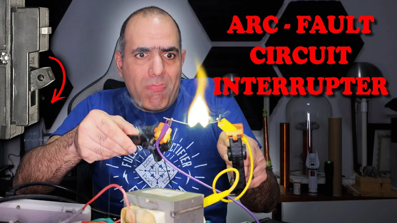 AFCI Breaker Fights Electrical Fire!