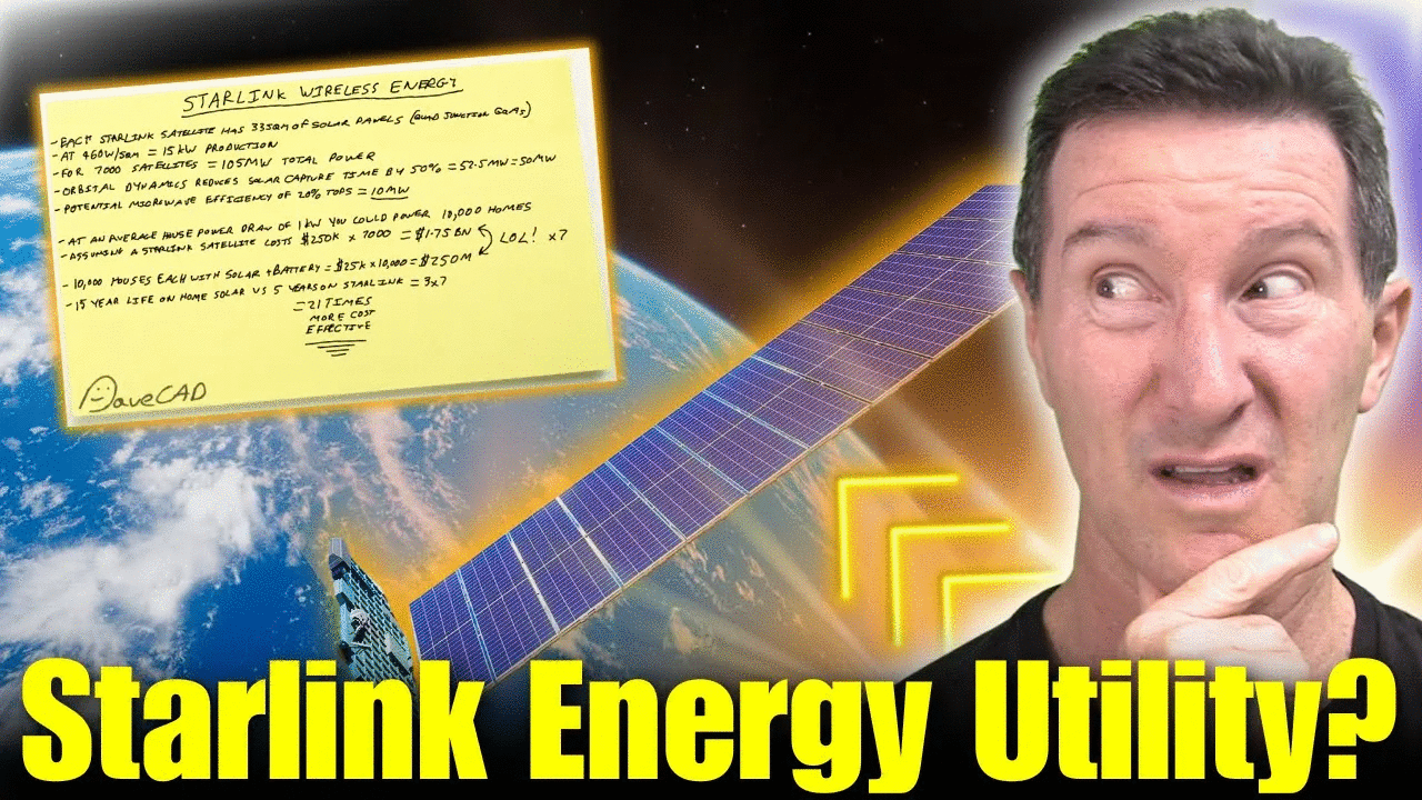 eevBLAB 127 - Starlink as a Satellite Energy Utility?