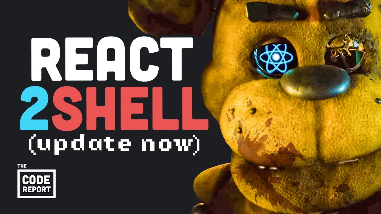 React.js shell shocked by 10.0 critical vulnerability…