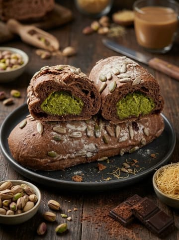 Sourdough Pistachio Kunafa