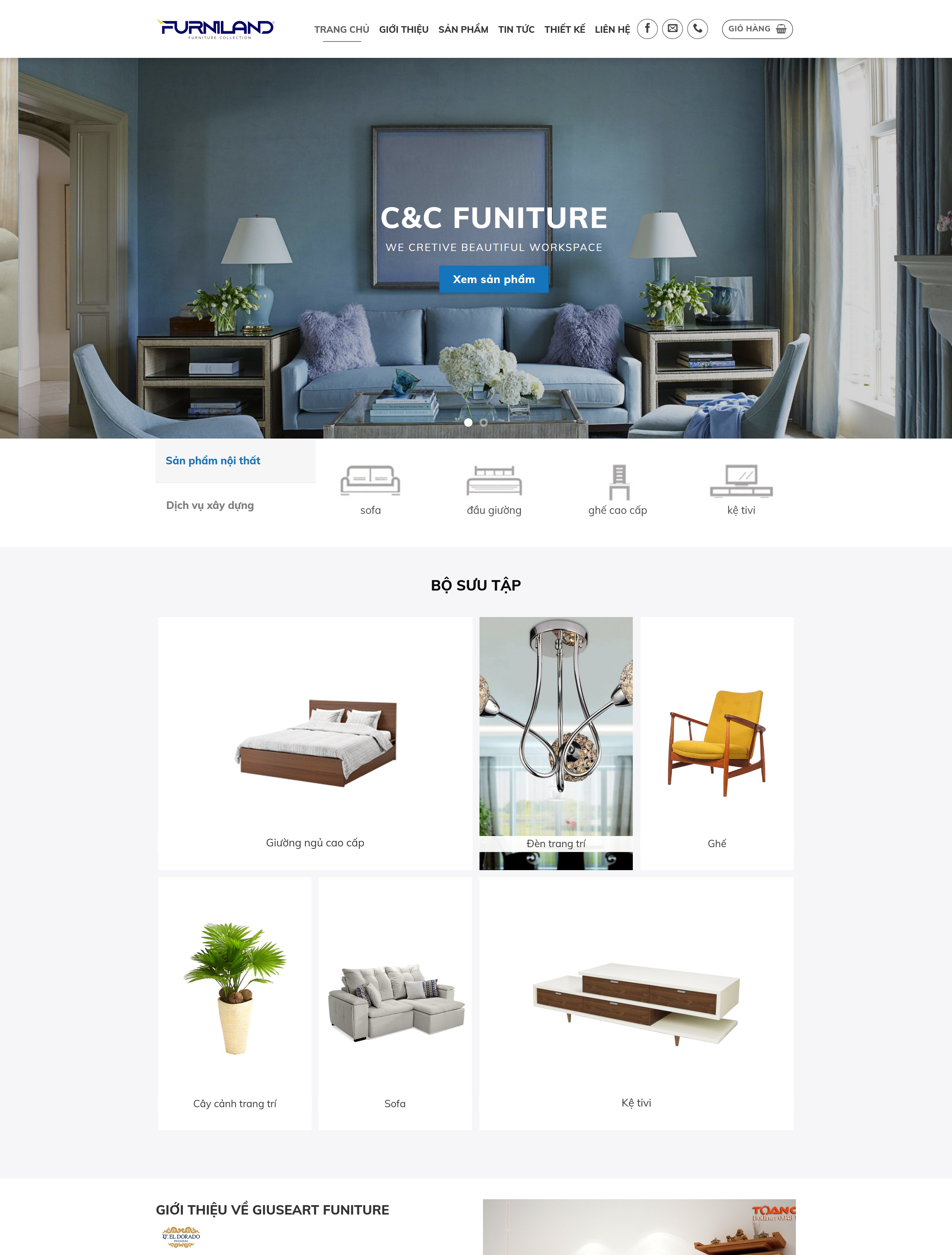 Website nội thất 18 Website nội thất 18