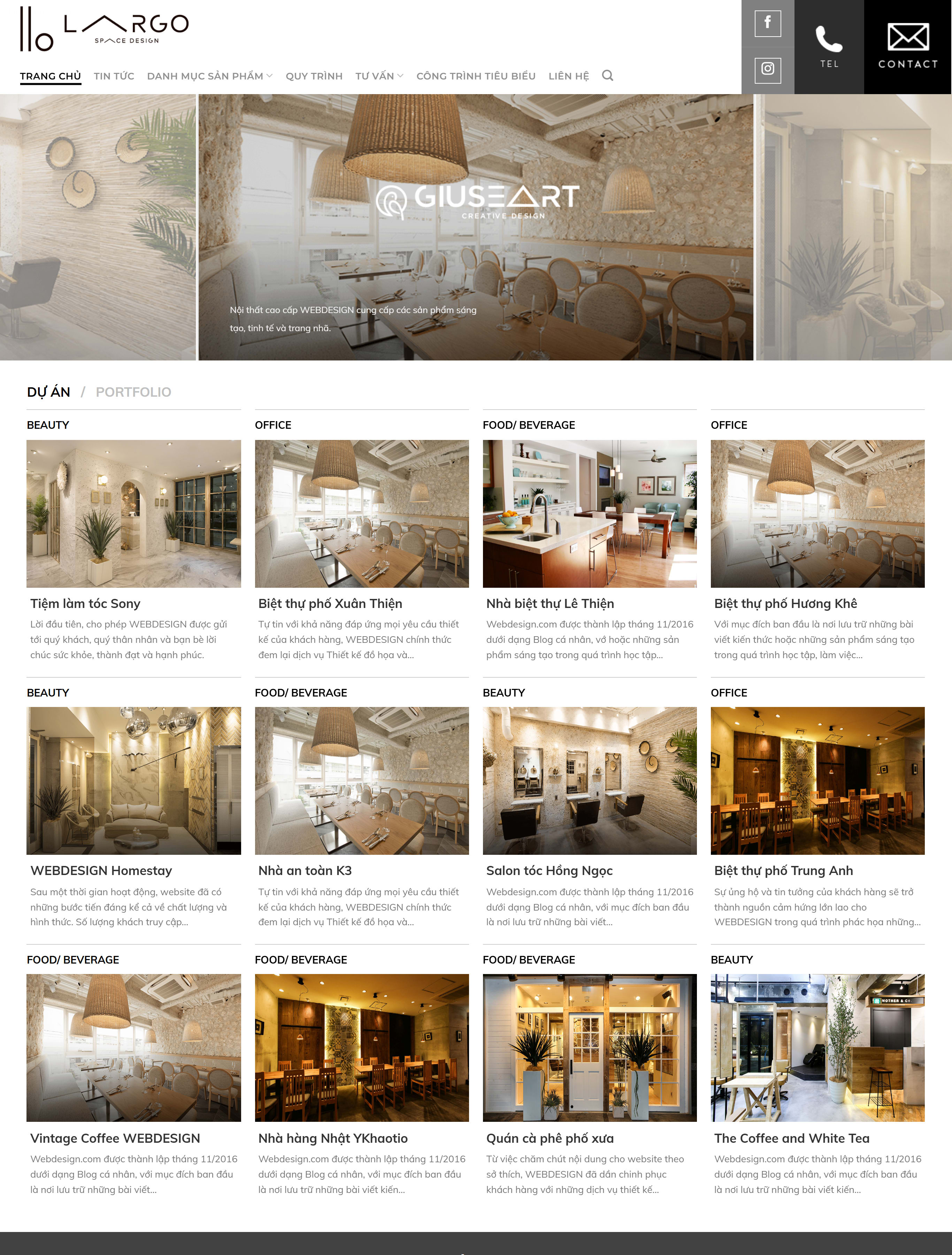 Website nội thất 7 Website nội thất 7
