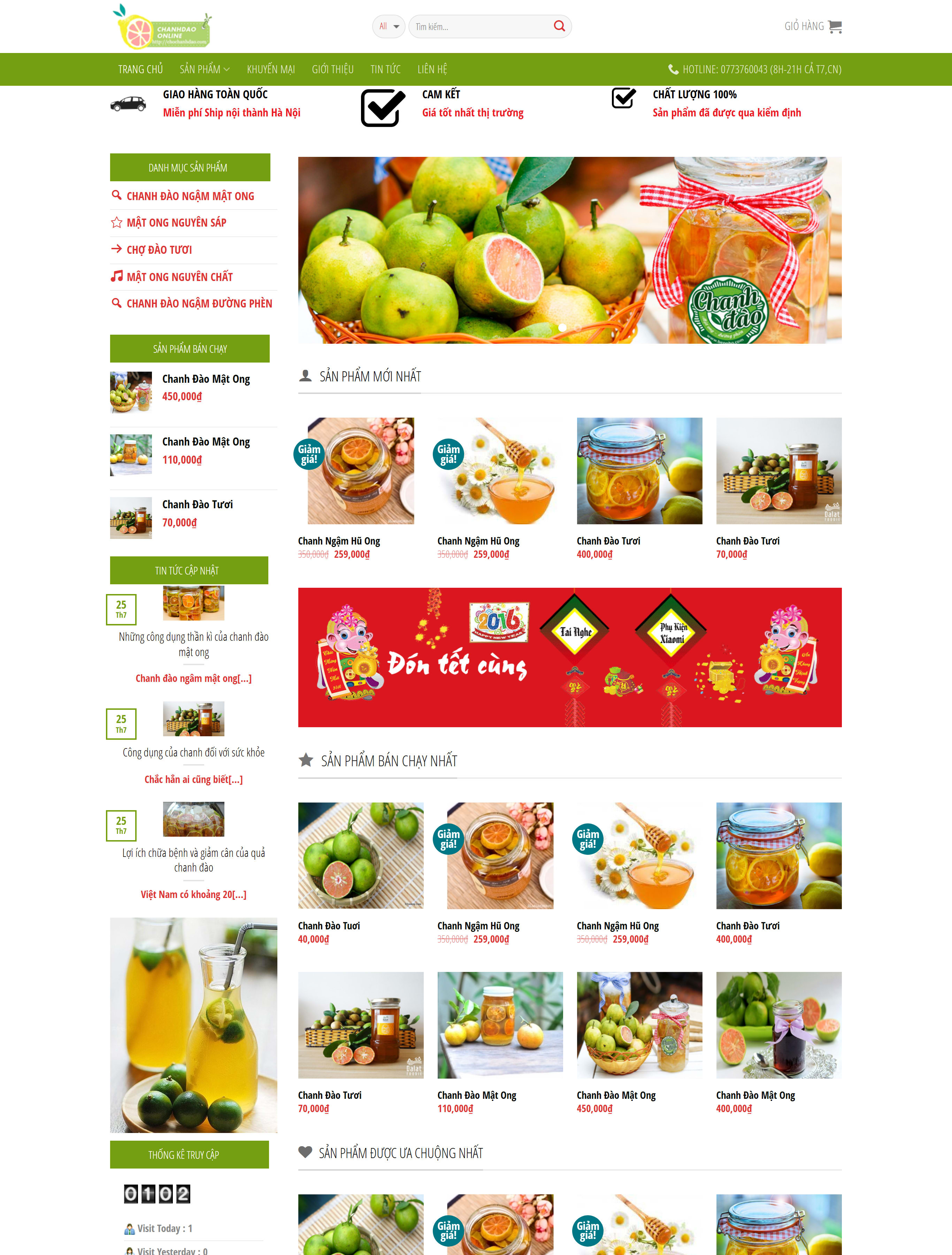 Website nông sản sạch 35 Website nông sản sạch 35