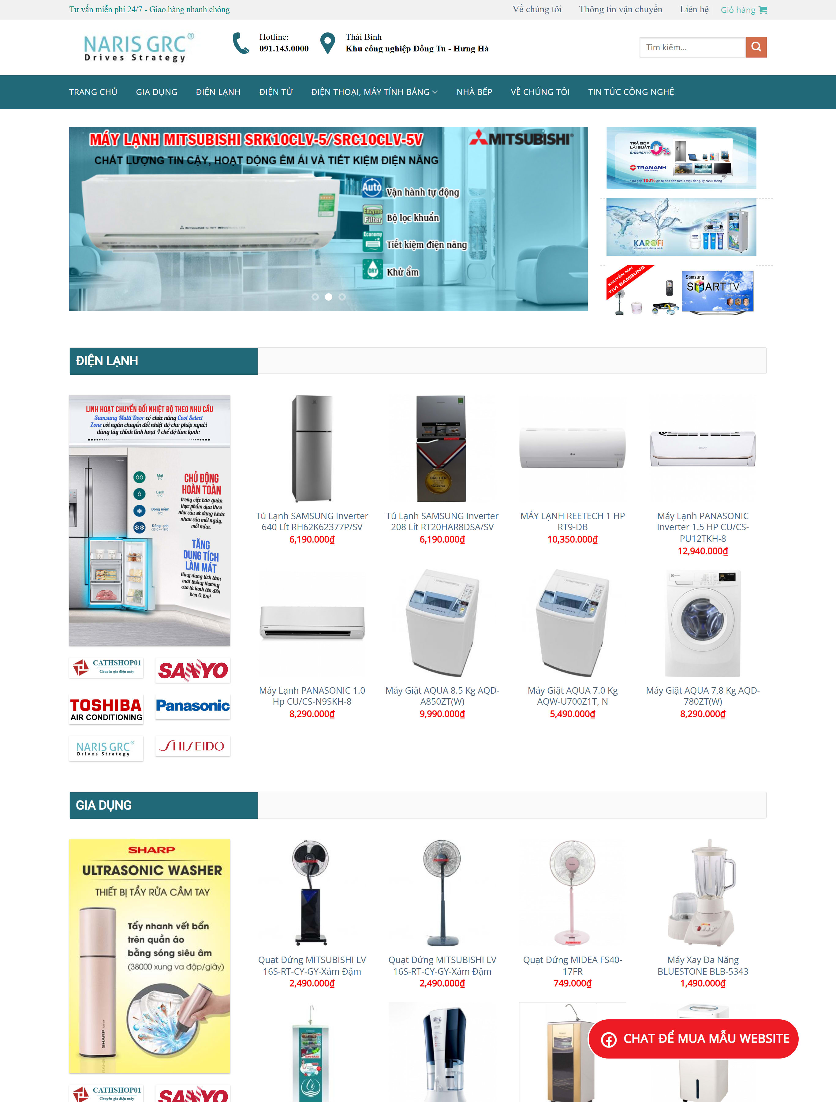 Website điện máy BH44 Website điện máy BH44