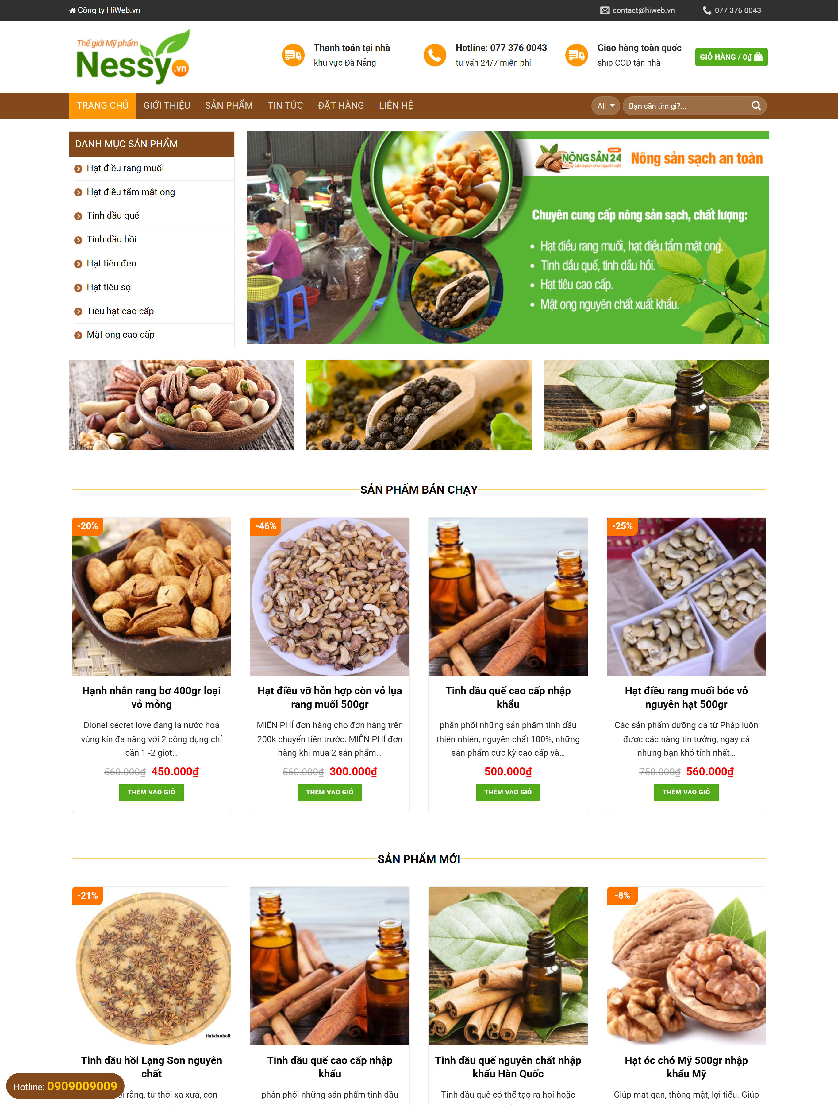 Website nông sản sạch TMDT26 Website nông sản sạch TMDT26
