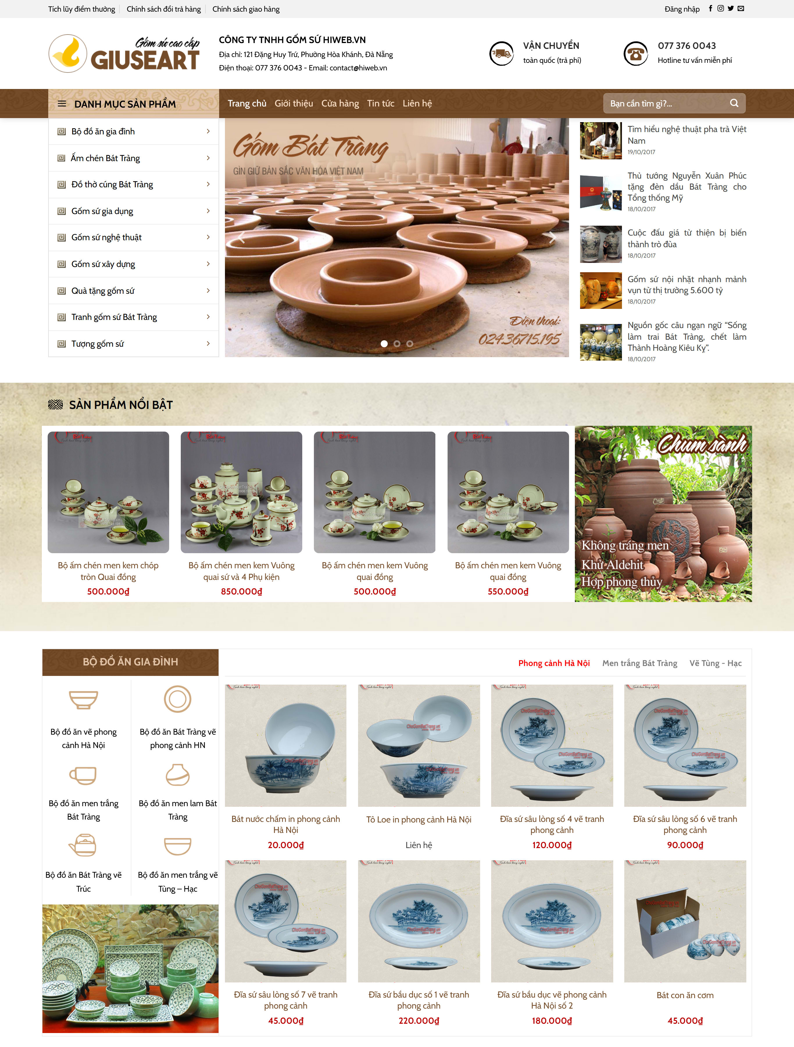 Website gốm sứ TMDT8 Website gốm sứ TMDT8