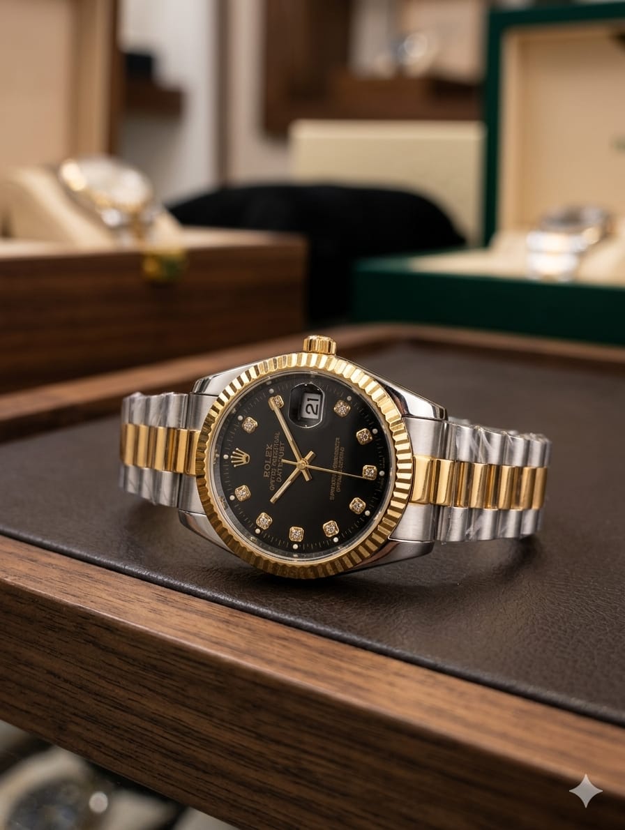 Rolex Two tone watch