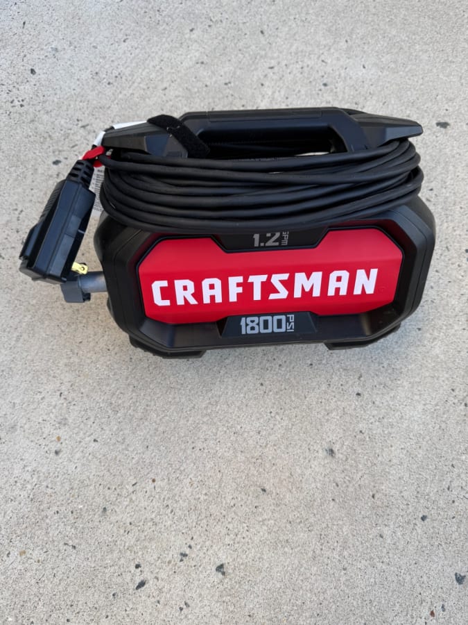 Craftsman 1800 PSI Electric Pressure Washer. Rent It Today!