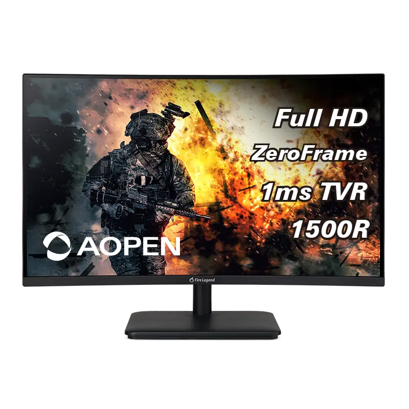 شاشة جيمنج Aopen HC5 مقاس 27 بوصة - Full HD، 75Hz