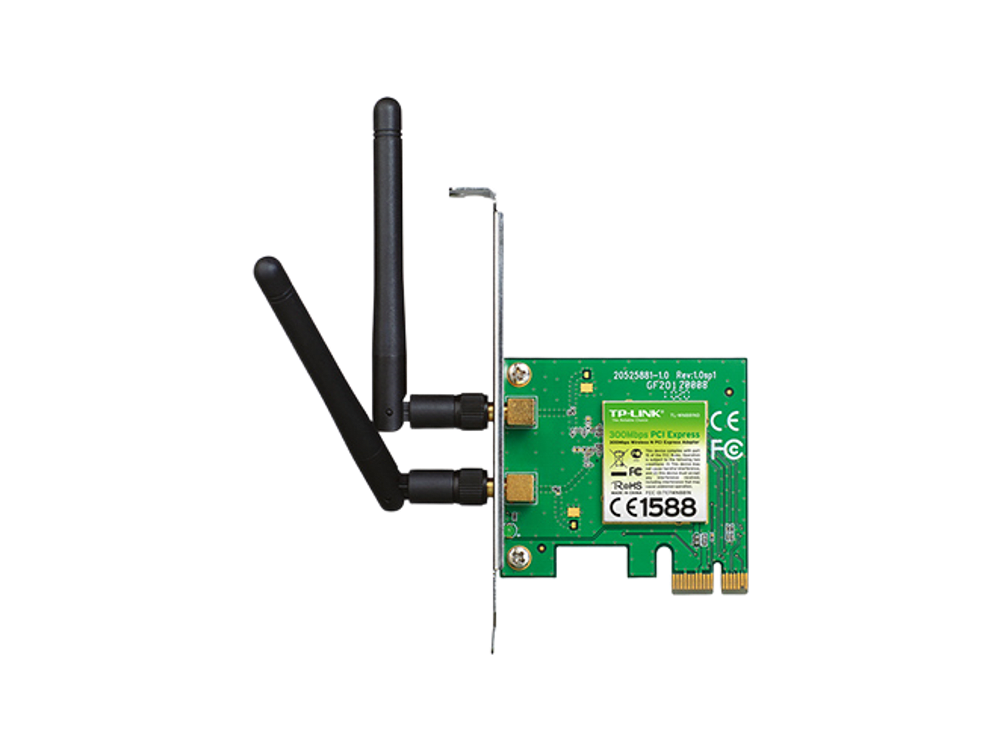 محول شبكة لاسلكي TP-Link TL-WN881ND بسرعة 300 ميجابت/ثانية وواجهة PCI Express