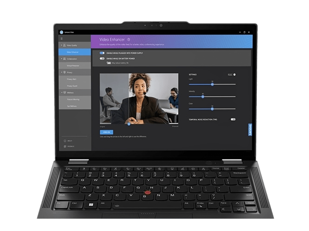 لابتوب لينوفو ثينك باد X1 2-in-1 الجيل التاسع (شاشة 14 بوصة، معالج Intel Core Ultra 7 155U، ذاكرة 32 جيجابايت، تخزين 512 جيجابايت SSD، ويندوز 11 برو)