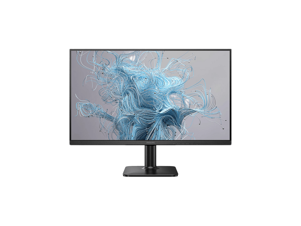 شاشة فيليبس 24E2N2100A مقاس 23.8 بوصة بدقة FHD ومعدل 120 هرتز 1 مللي ثانية لوحة IPS مع سماعات مدمجة - أبيض