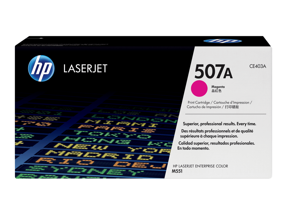 خرطوشة حبر ليزر أصلية HP 507A أسود (CE400A)