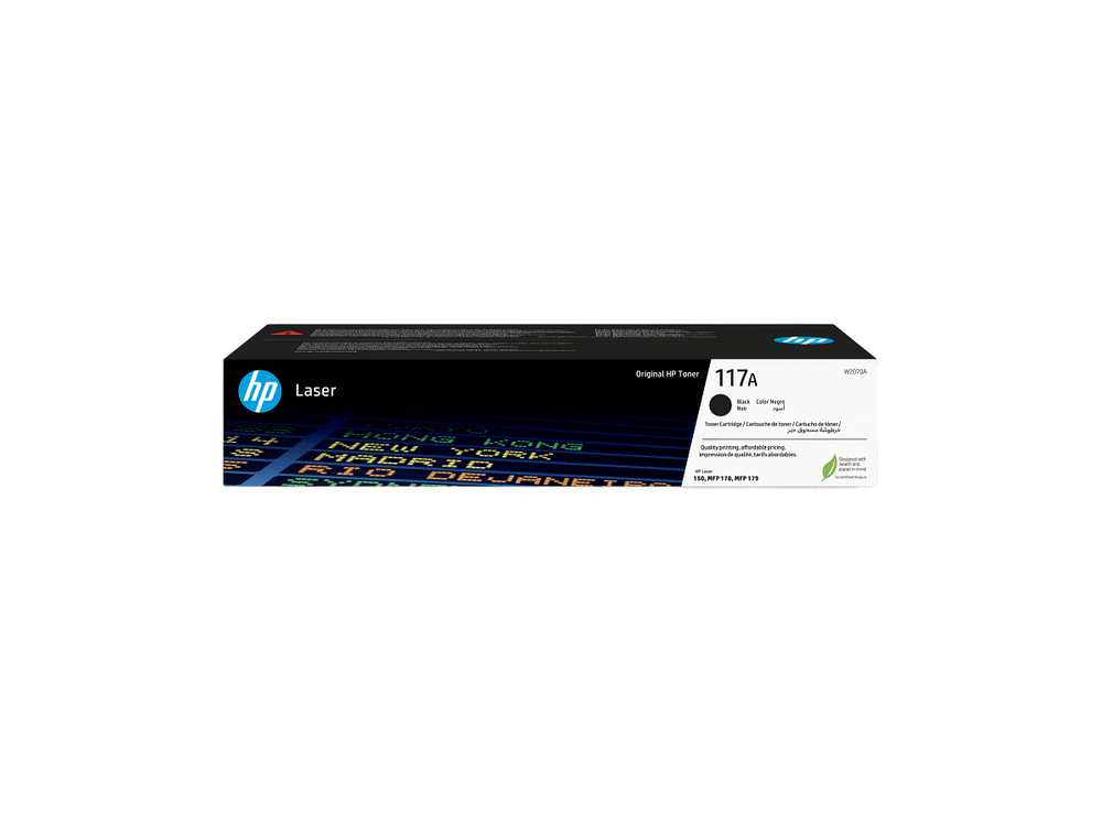 خرطوشة حبر ليزر أصلية HP 117A باللون الأسود