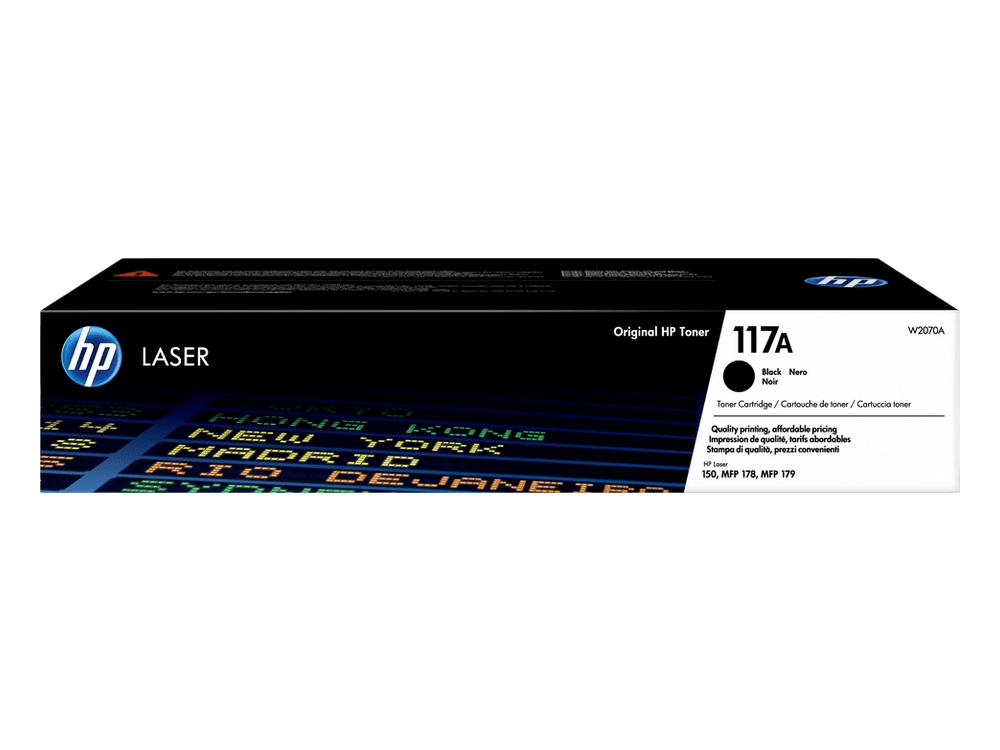 خرطوشة حبر ليزر أصلية HP 117A باللون الأسود