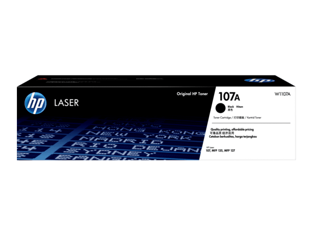 خرطوشة حبر ليزر أصلية HP 107A أسود (W1107A)