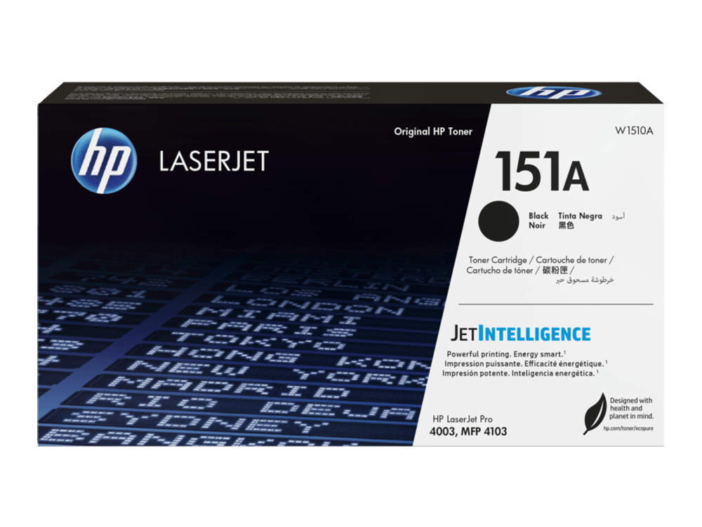 خرطوشة طباعة ليزرية HP 151A أصلية سوداء لطابعات LaserJet